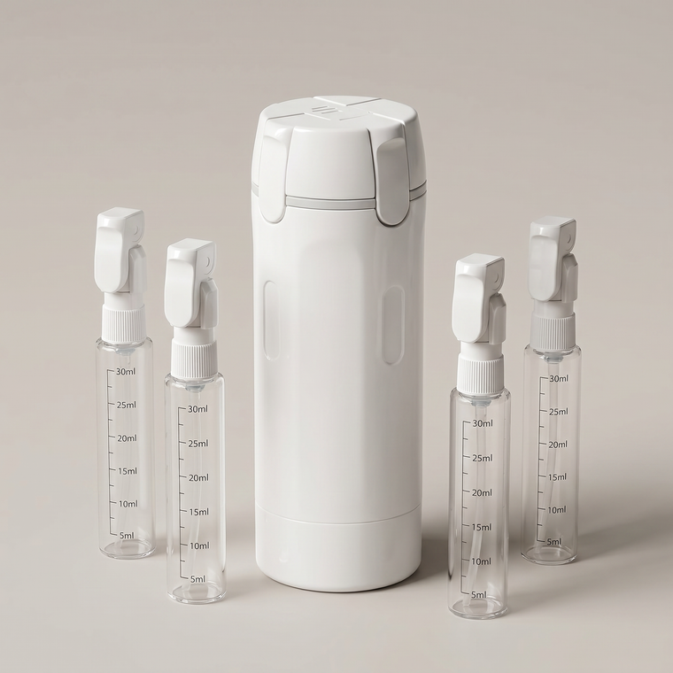 4-in-1 Travel Dispenser Bottle